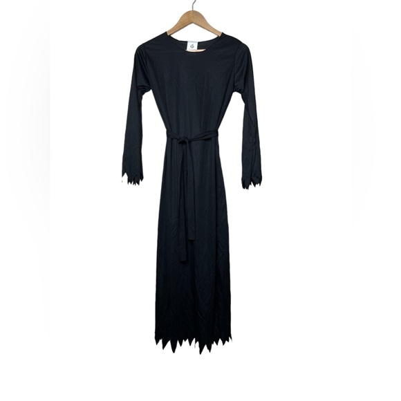 Spirit Halloween Hooded Unknown Phantom Costume Black Kid Large - Picture 2 of 6